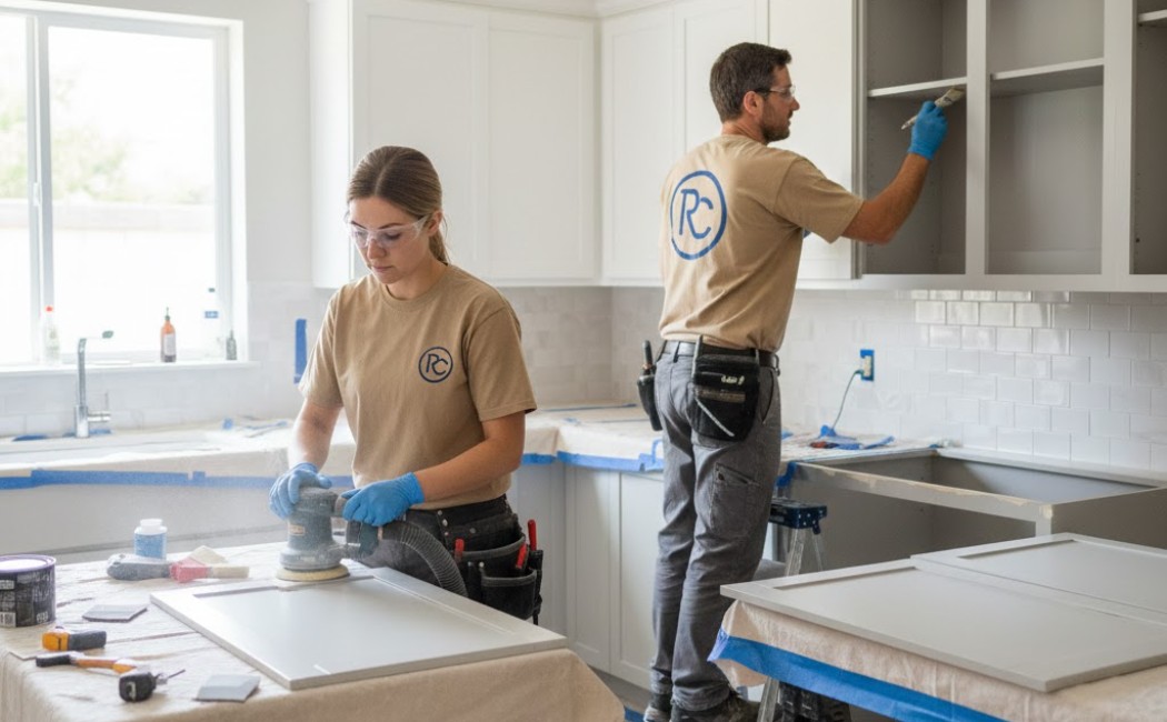 Kitchen cabinet services specialists installing modern cabinets Kitchen Cabinet Services Specialists